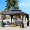 Garden Waterproof roof gazebo tent gazebos aluminum luxury pavilion outdoor for rest